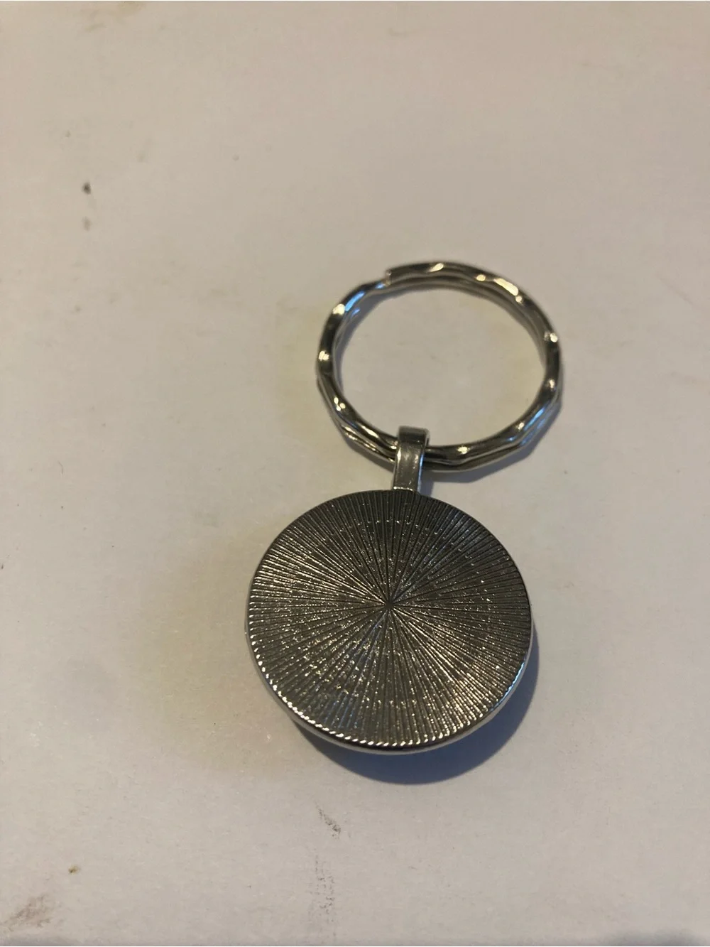 Memorial 'Son' Keychain with Gold Wing Design